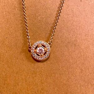 Pandora Rose Gold Vintage Circle Collier Necklace